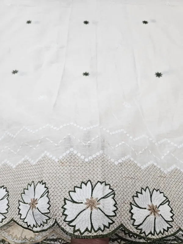 Green_Embroidered_2pc_Daman_Allover_On_Kora_Cotton_Fabric