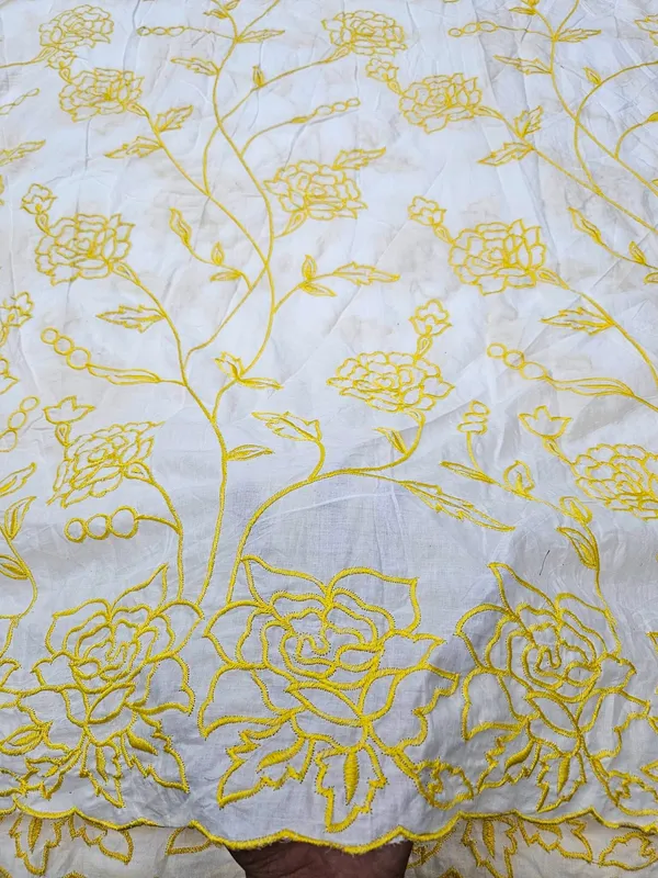 Yellow_Embroidered_2pc_Heavy_Daman_Dupatta_On_Pure_Cotton_Fabric