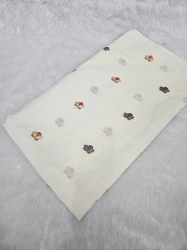 Multi_Thread_Butti_On_Dyeable_Kora_Cotton