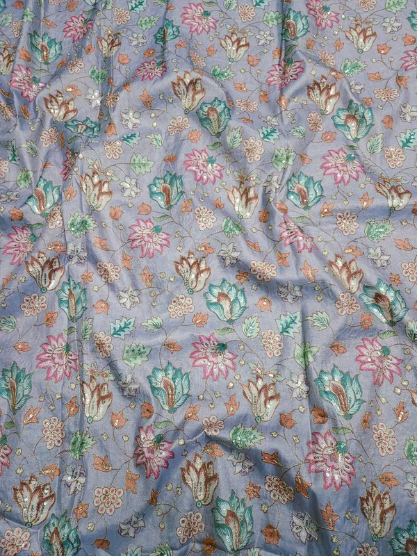 Floral_Position_Print_On_Shimmer_Fabric