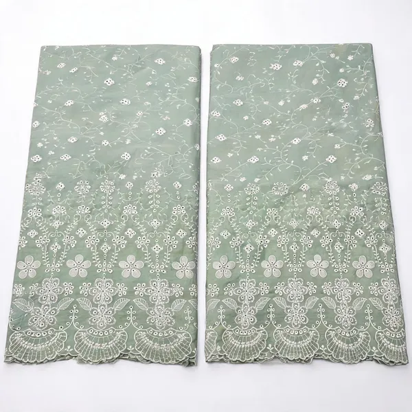 Dusty_Green_Heavy_White_Thread_Embroidery_On_Pure_Cambric_Cotton_Fabric