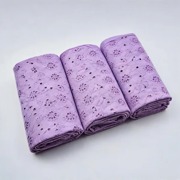 Lavender_Floral_Plain_Hakoba_Fabric
