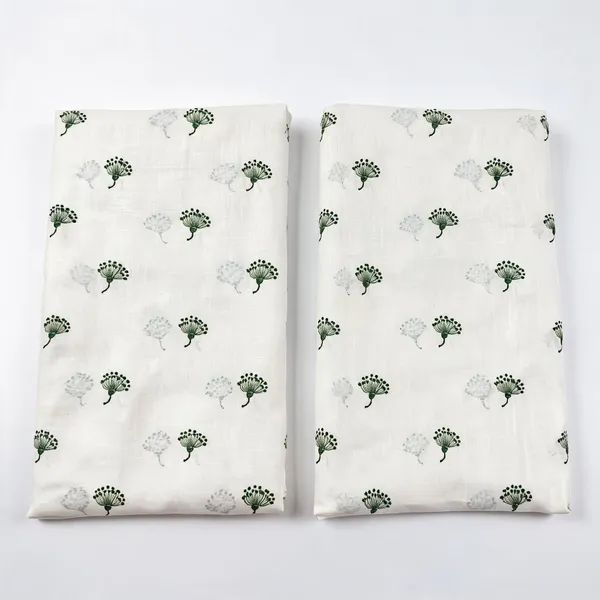 Green_Thread_Butta_Embroidery_On_Dyeable_Kora_Cotton_Fabric