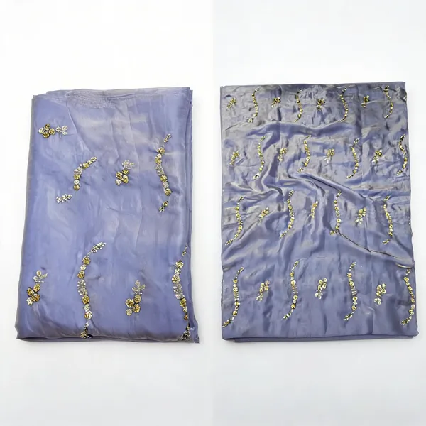 Light_Lavender_Beads_Embroidery_On_Space_Silk_Fendy_Fabric