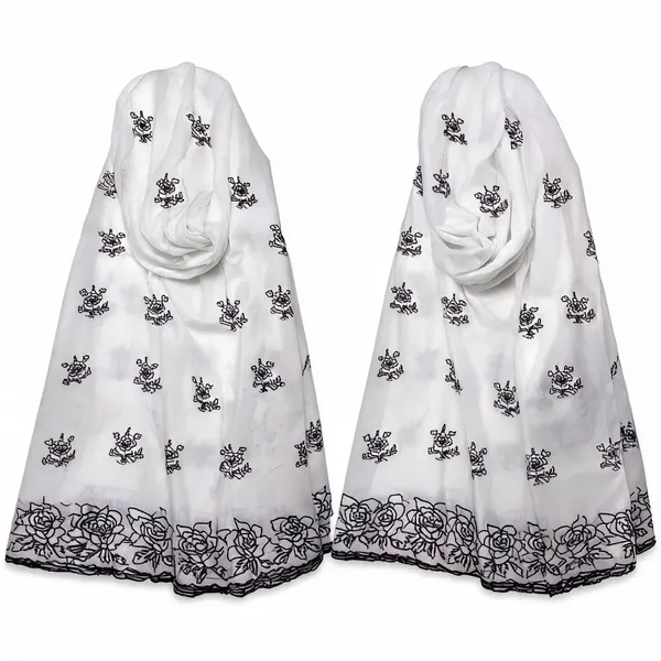 Purple_Floral_2_Side_Border_Pure_Mul_Cotton_Dupatta_Fabric