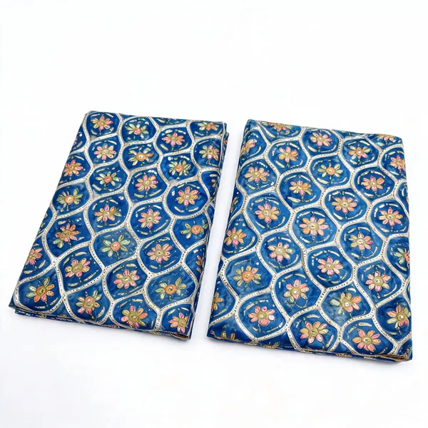 Blue_Zari_Sequins_Embroidered_Work_With_Position_Print_On_Chinon_Fabric
