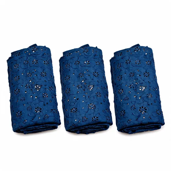Dark_Blue_Floral_Plain_Hakoba_Fabric