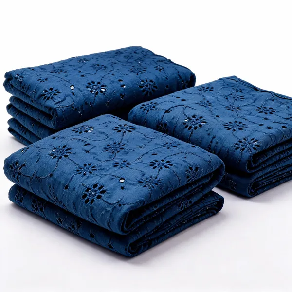 Dark_Blue_Floral_Plain_Hakoba_Fabric