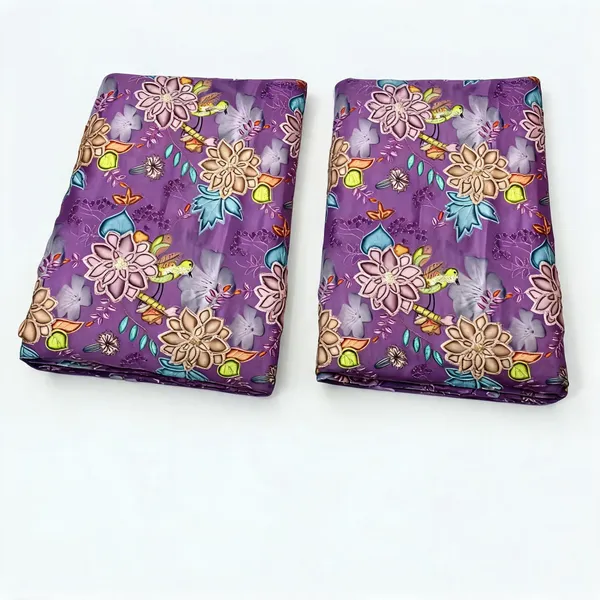 Lavender_Floral_Position_Print_With_Embroidery_On_Chinon_Fabric