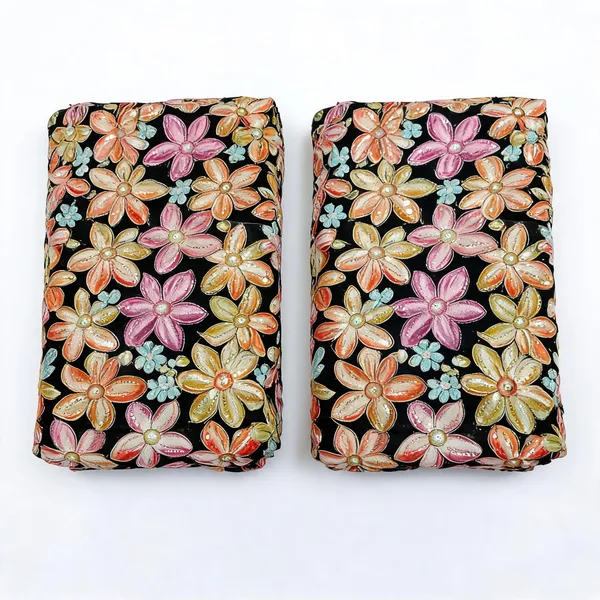 Black_Floral_Position_Print_On_Chinon_Fabric
