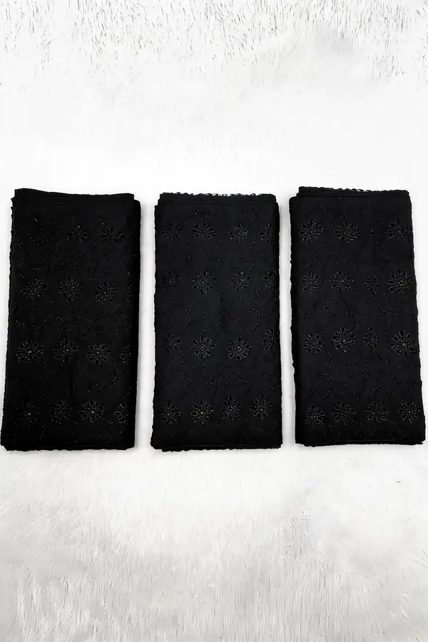 Black_Floral_Plain_Hakoba_Fabric