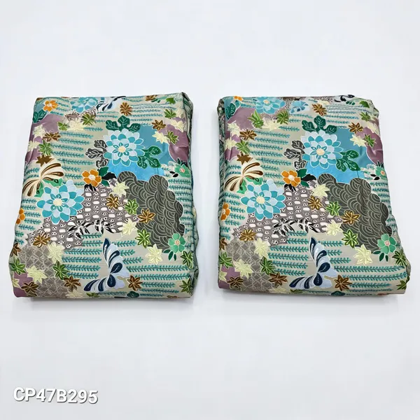 Yellow_Position_Print_With_Embroidery_On_Chinon_Fabric
