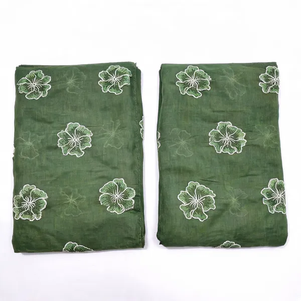 Green_Thread_Embroidery_On_Mul_Chanderi_Fabric