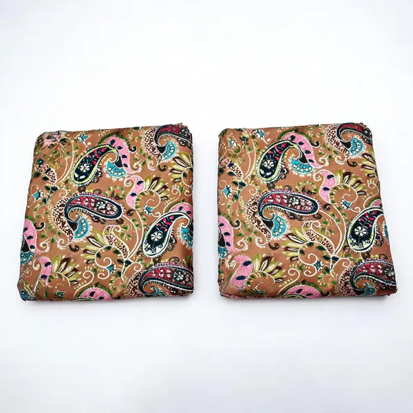 Peach_Carry_Position_Print_With_Embroidery_On_Chinon_Fabric