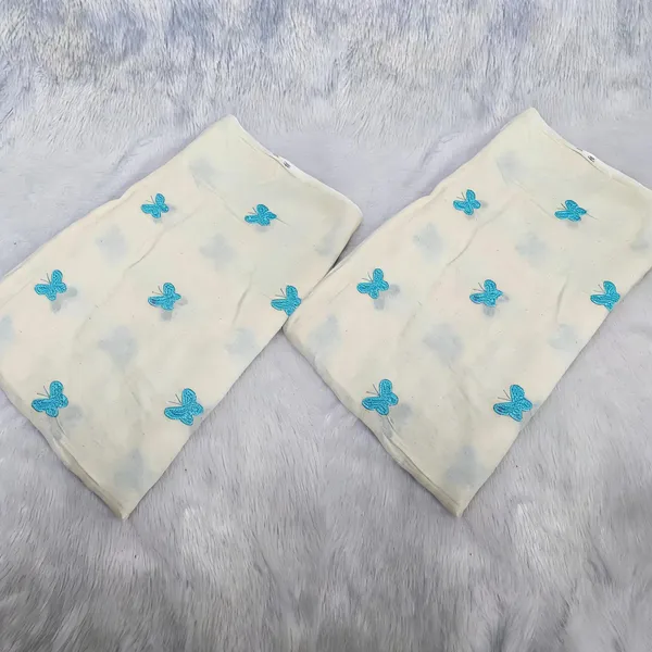 Sky_Blue_Butterfly_Threadwork_Embroidery_On_Dyeable_Kora_Mul_Cotton_Fabric