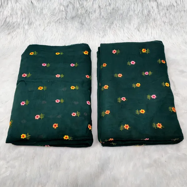 Green_Multi_Color_Thread_Embroidery_On_Mul_Chanderi_Fabric