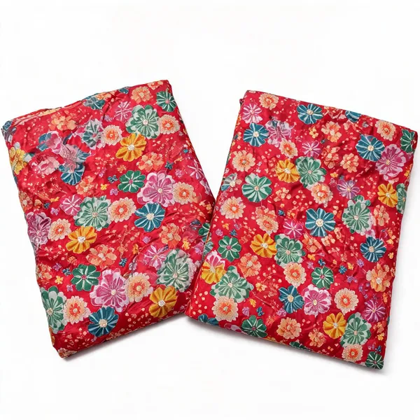 Red_Floral_Position_Print_With_Embroidery_On_Crushed_Jimmy_Choo_Fabric