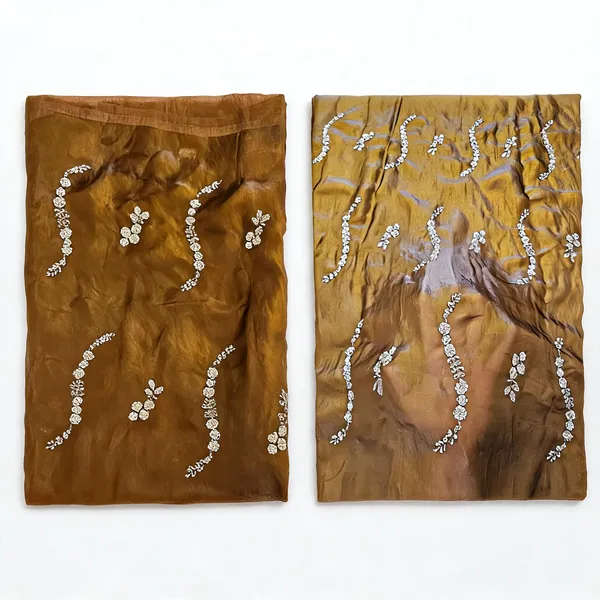 Mustard_Beads_Embroidery_On_Space_Silk_Fendy_Fabric