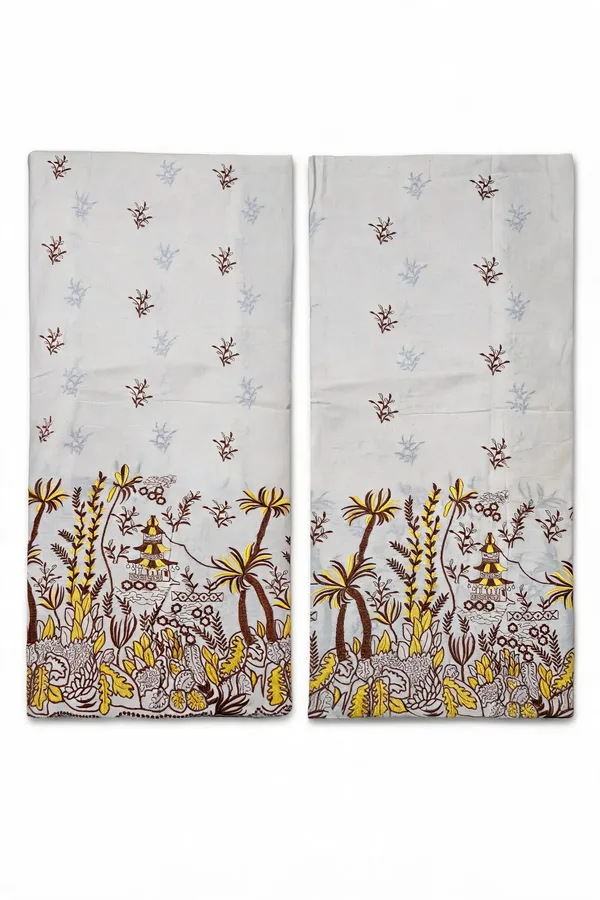 Floral_Yellow_Thread_Embroidery_On_Kora_Mul_Cotton_Fabric