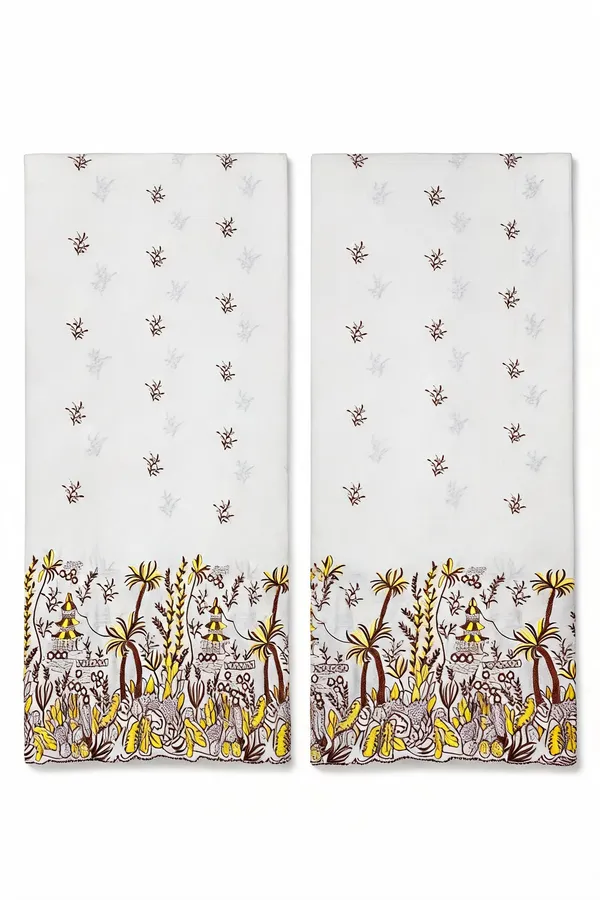Floral_Yellow_Thread_Embroidery_On_Kora_Mul_Cotton_Fabric