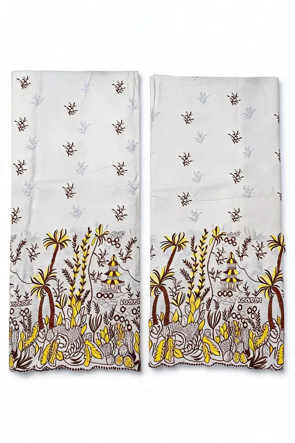 Floral_Yellow_Thread_Embroidery_On_Kora_Mul_Cotton_Fabric