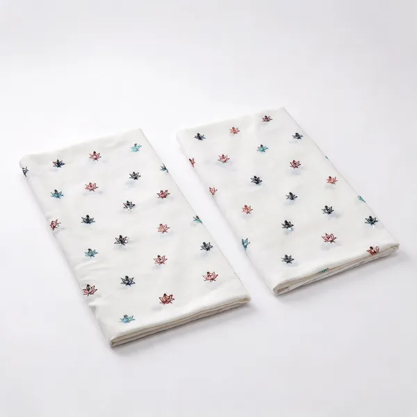 Multi_Thread_Beads_Butti_Embroidery_On_Dyeable_Kora_Cotton_Fabric