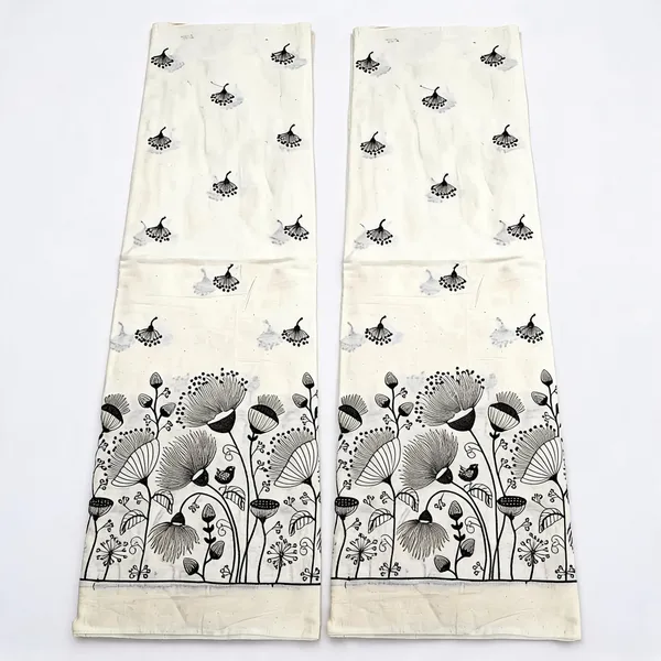 Floral_Black_Thread_Embroidery_On_Kora_Mul_Cotton_Fabric
