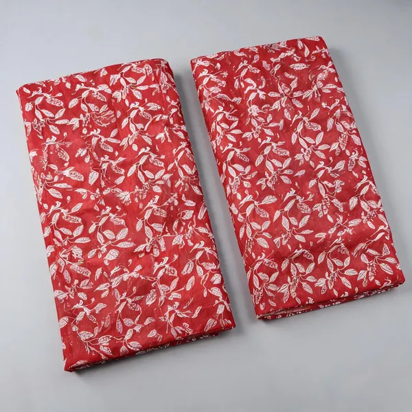 Floral_Leaf_Digital_Print_On_Mul_Chanderi_Fabric