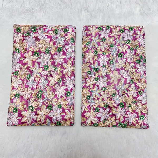 Onion_Floral_Position_Print_On_Chinon_Fabric