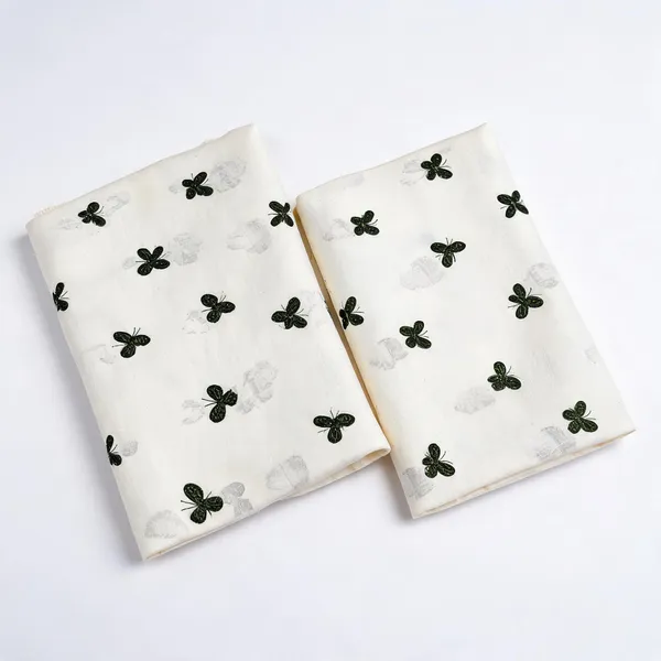 Green_Butterfly_Threadwork_Embroidery_On_Dyeable_Kora_Mul_Cotton_Fabric