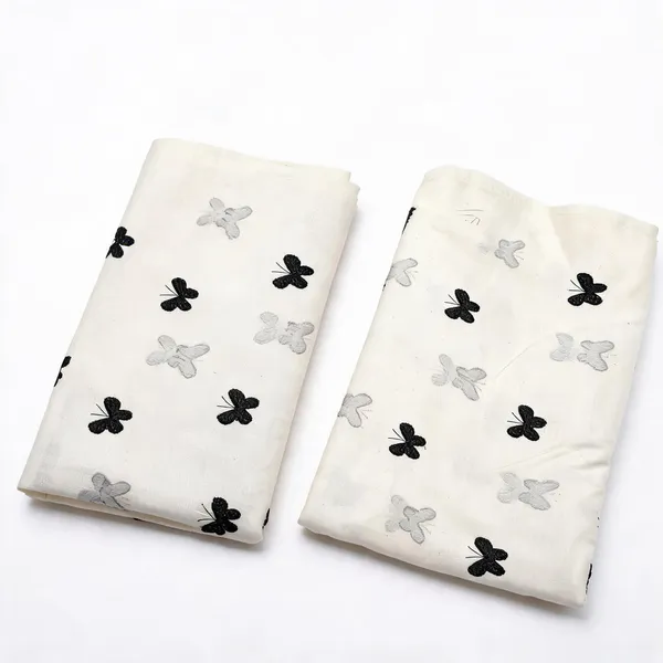 Black_Butterfly_Threadwork_Embroidery_On_Dyeable_Kora_Mul_Cotton_Fabric