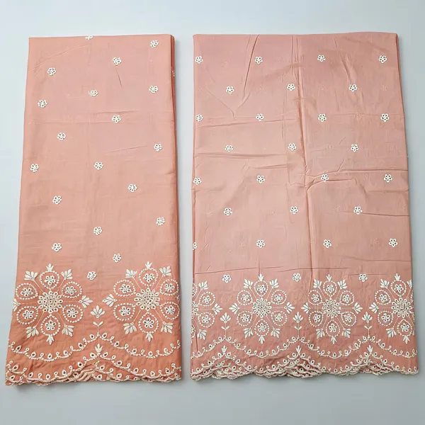 Peach_Daman_White_Thread_Embroidery_On_Cambric_Cotton_Fabric