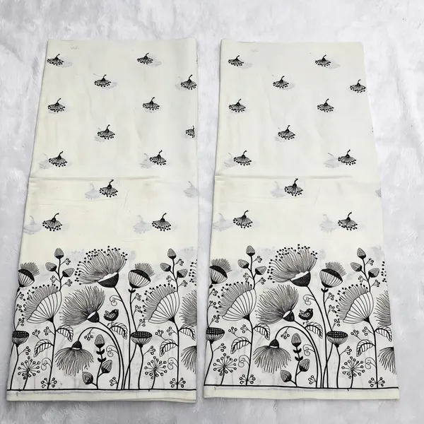 Floral_Black_Thread_Embroidery_On_Kora_Mul_Cotton_Fabric