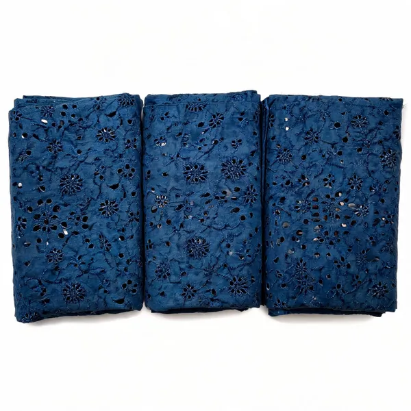 Dark_Blue_Floral_Plain_Hakoba_Fabric