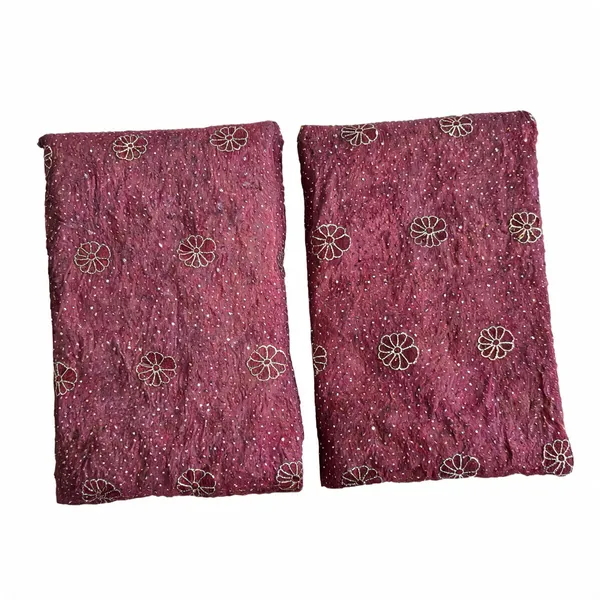 Dusty_Maroon_Floral_Sequins_Beads_Embroidery_On_Rangoli_Crush_Fabric