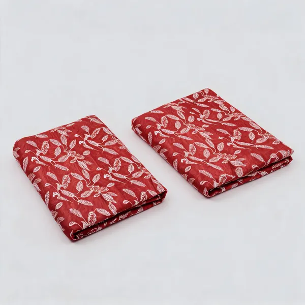 Floral_Leaf_Digital_Print_On_Mul_Chanderi_Fabric