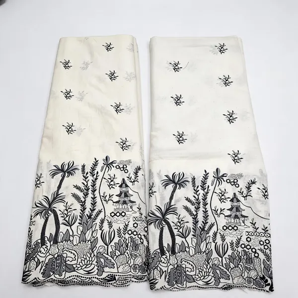 Floral_Grey_Thread_Embroidery_On_Kora_Mul_Cotton_Fabric