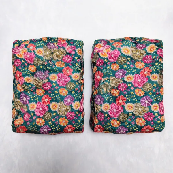 Floral_Position_Print_With_Embroidery_On_Crushed_Jimmy_Choo_Fabric