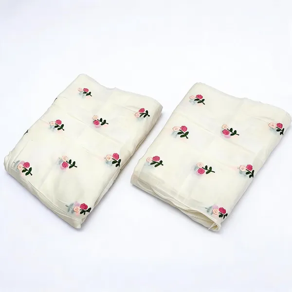 Cream_Multi_Color_Thread_Embroidery_On_Mul_Chanderi_Fabric