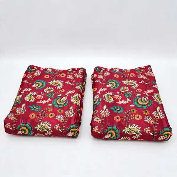 Red_Carry_Position_Print_With_Embroidery_On_Chinon_Fabric
