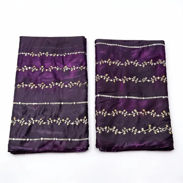 Purple_Beads_Embroidery_On_Space_Silk_Fendy_Fabric