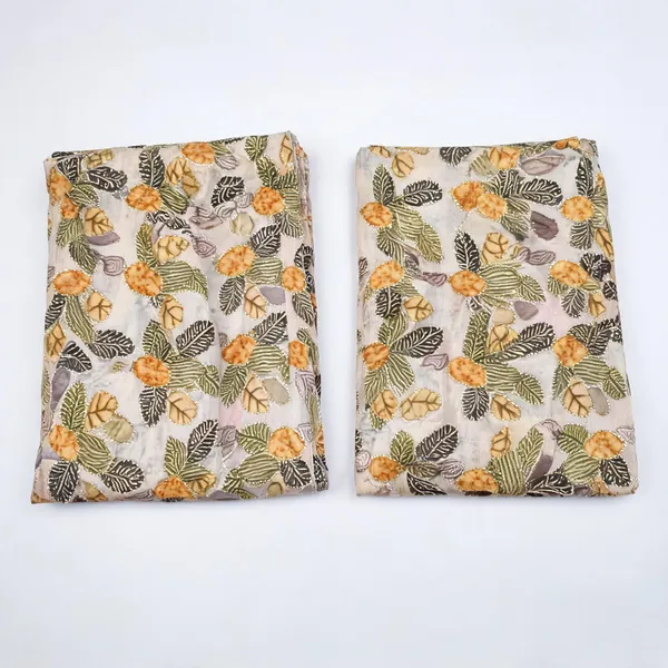 Yellow_Position_Print_With_Sequins_Embroidery_On_Chinon_Fabric