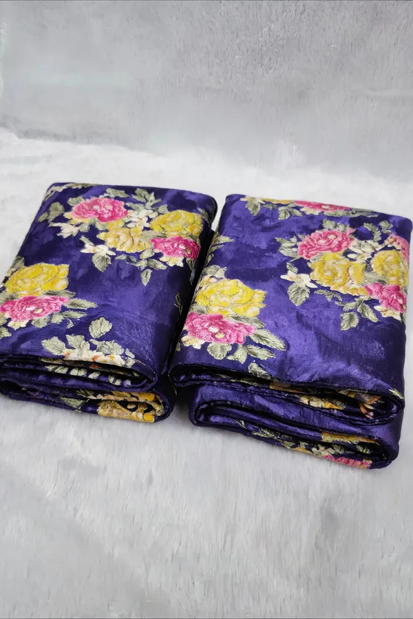 Purple_Floral_Position_Print_With_Embroidery_On_Chinon_Fabric