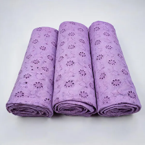 Lavender_Floral_Plain_Hakoba_Fabric