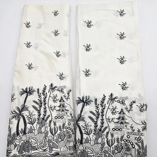 Floral_Grey_Thread_Embroidery_On_Kora_Mul_Cotton_Fabric