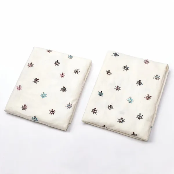 Multi_Thread_Beads_Butti_Embroidery_On_Dyeable_Kora_Cotton_Fabric