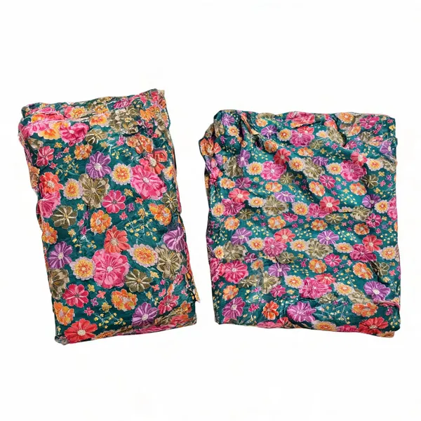 Floral_Position_Print_With_Embroidery_On_Crushed_Jimmy_Choo_Fabric