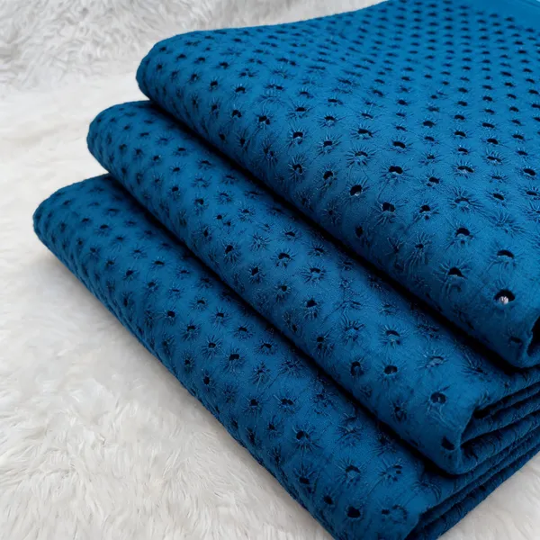 Teal_Blue_Plain_Hakoba_Fabric