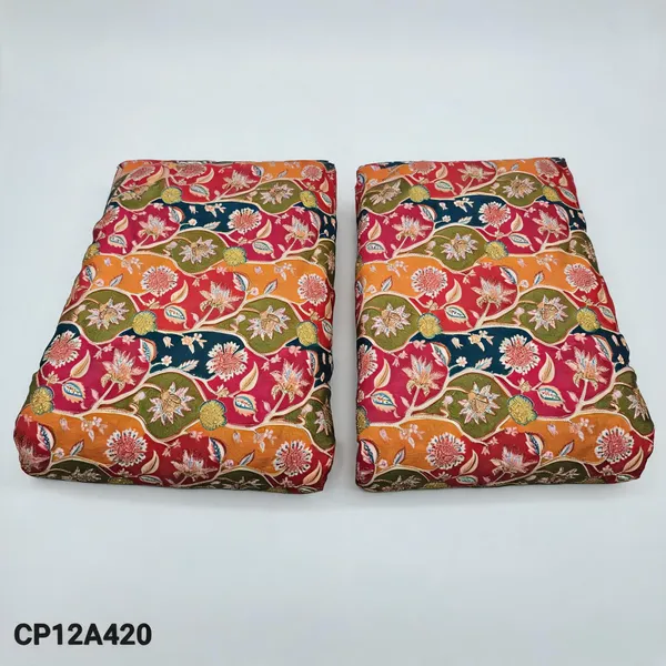 Red_Zari_Embroidery_With_Position_Print_On_Chinon_Fabric