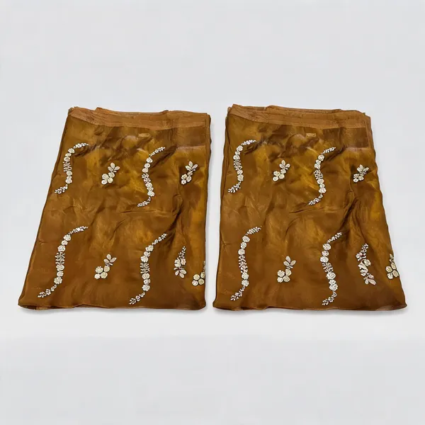 Mustard_Beads_Embroidery_On_Space_Silk_Fendy_Fabric
